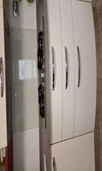 Arredamento: paraschizzi fondo/cucina.